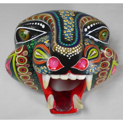 Oaxacan Wood Carving (Alebrijes) Agustin Cruz: Jaguar mask Misc