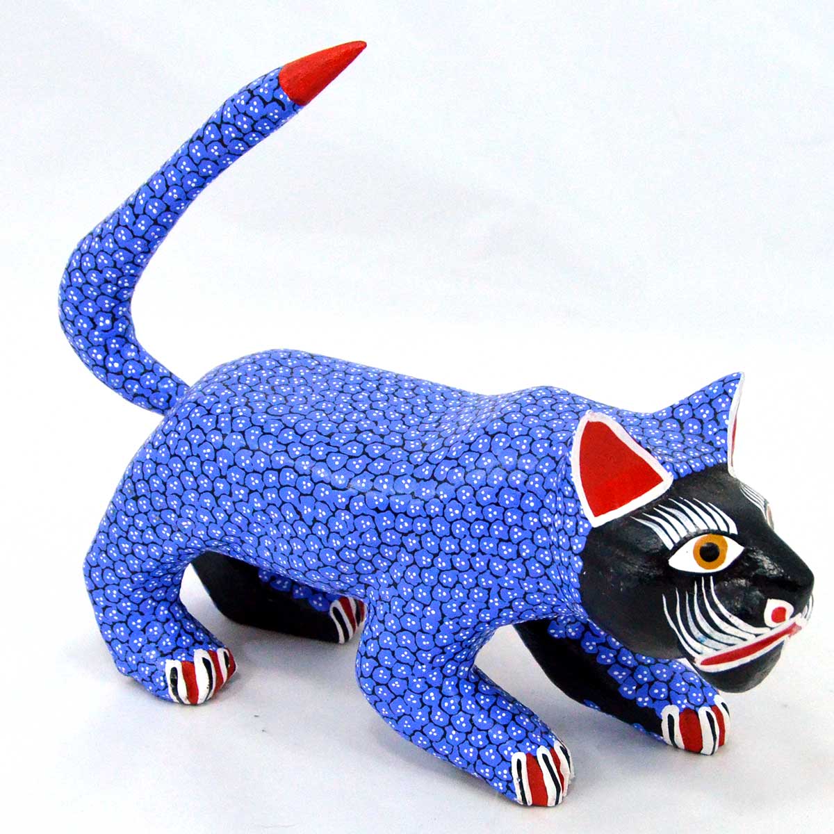 Margarito Melchor Fuentes Blue Cat  CulturalArt org