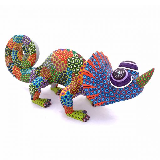Damian and Beatriz Morales: Multi-Color Horned Chameleon | CulturalArt.org