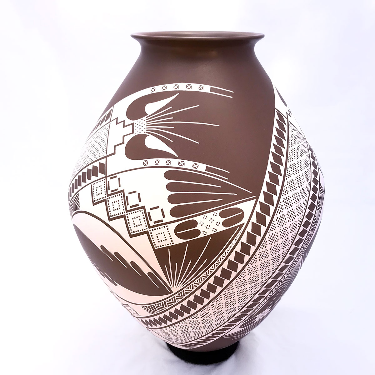 Adrian Rojas Adrian Rojas: Rare Collector Pot Mata Ortiz Pottery