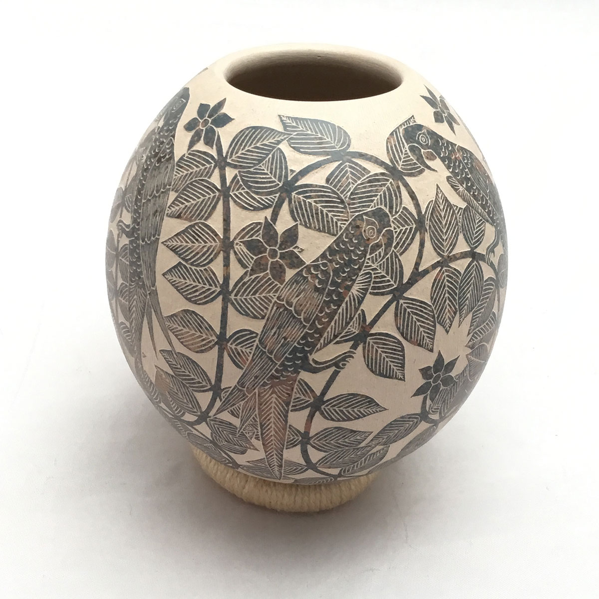 Abel Lopez Abel Lopez: Pot with Birds Birds