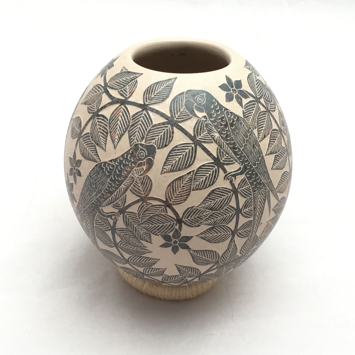 Abel Lopez Abel Lopez: Pot with Birds Birds