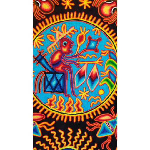 Wixárika (Huichol) Art Hilario Chavez Carrillo: Premier 4 x 8 Dream of the Gods / El Sueño de los Dioses Huichol