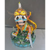 Cartoneria (Mexican Paper Mache) Isaias Alejandro Morales Delgado: Tecuán Jaguar Figure Alebrijes