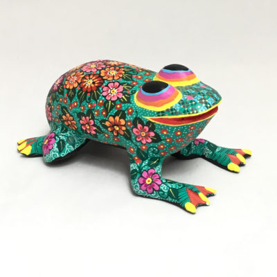 Candido Jimenez Ojeda Candido Jimenez Ojeda: Floral Frog Alebrijes