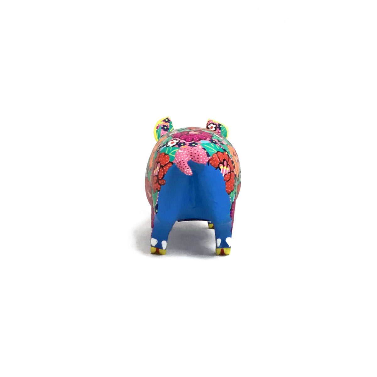 Candido Jimenez Ojeda: Pig with Flowers | CulturalArt.org