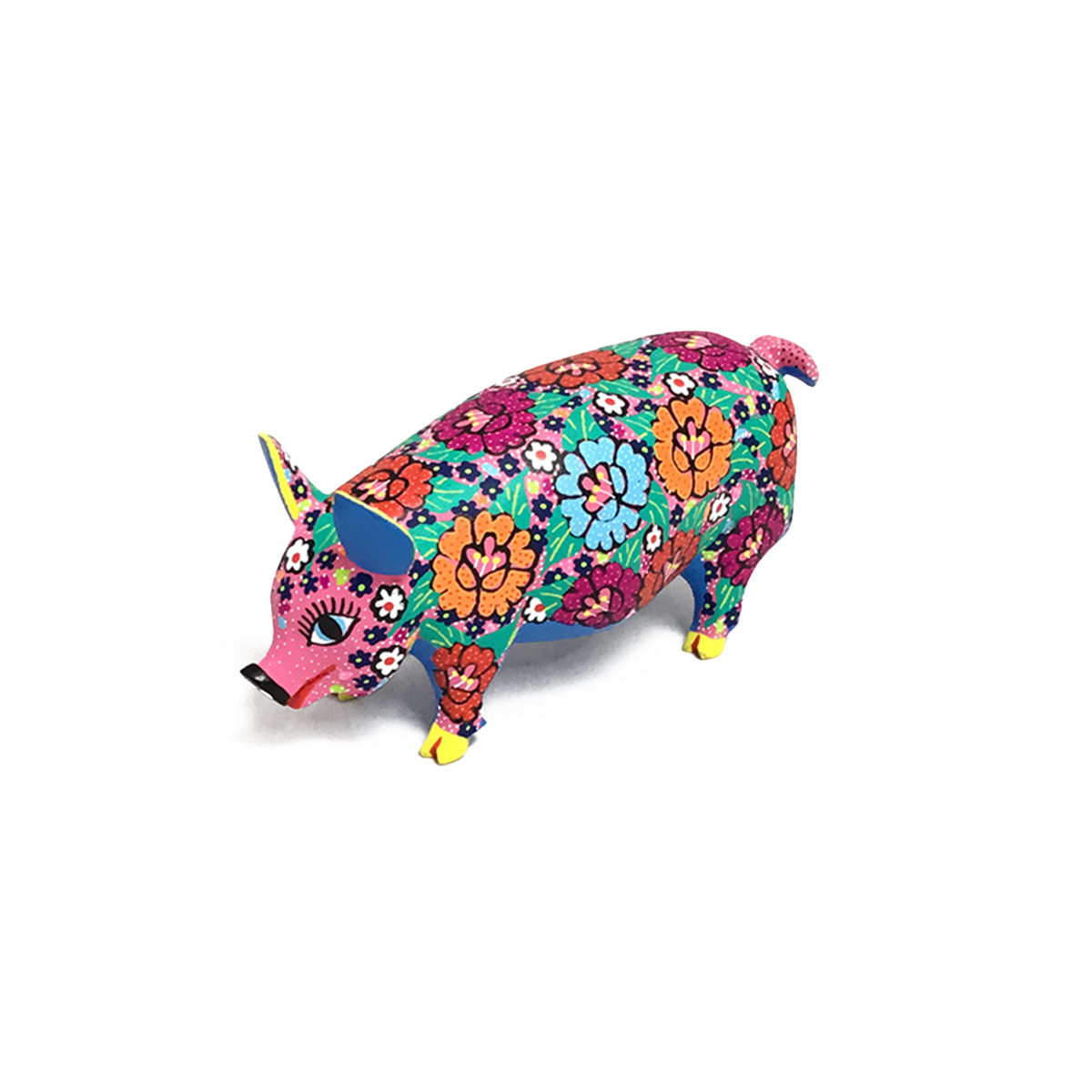 【良好品】 Ojeda: Jimenez Candido Pig CulturalArt.org | Flowers with 置物
