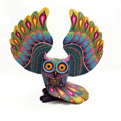Luis Sosa Calvo Luis Sosa Calvo: Large Bright Spreadwing Owl Alebrijes