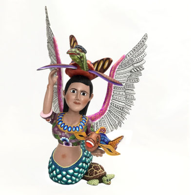 Carmen Sosa Ojeda Agustín Cruz Prudencio & Carmen Sosa Ojeda: Premier Mermaid Angel with Sea Life Fantasy