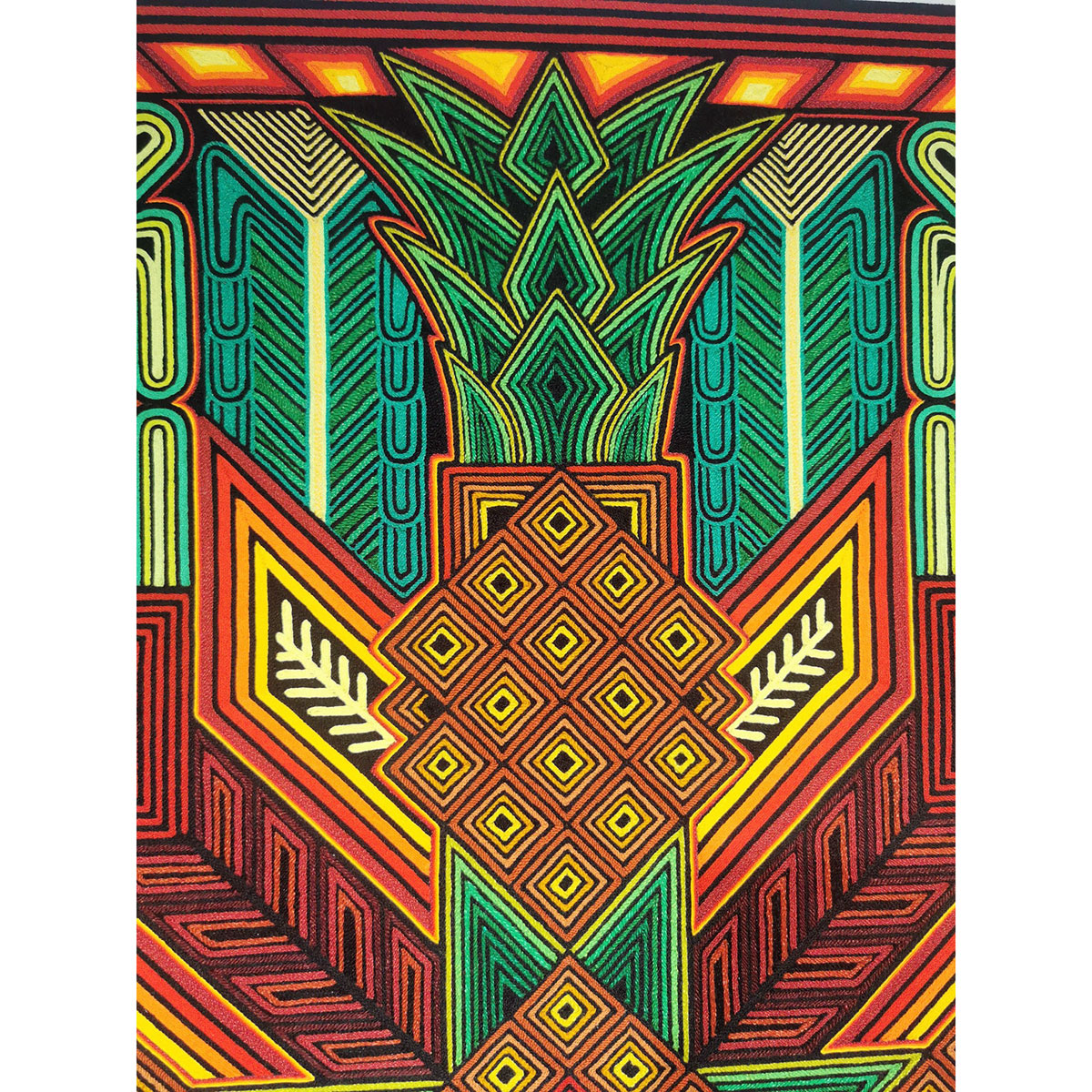Wixárika (Huichol) Art Excelente Castro: Premier Huichol Yarn Painting Direct from Mexico Emilio de la Cruz Benitez