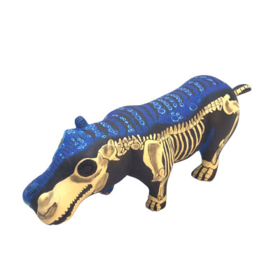Eleazar Morales Eleazar Morales: Blue Hippo Skeleton African Animals