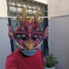 Cartoneria (Mexican Paper Mache) Isaias Alejandro Morales Delgado: Observador / Observer Mask Alebrijes