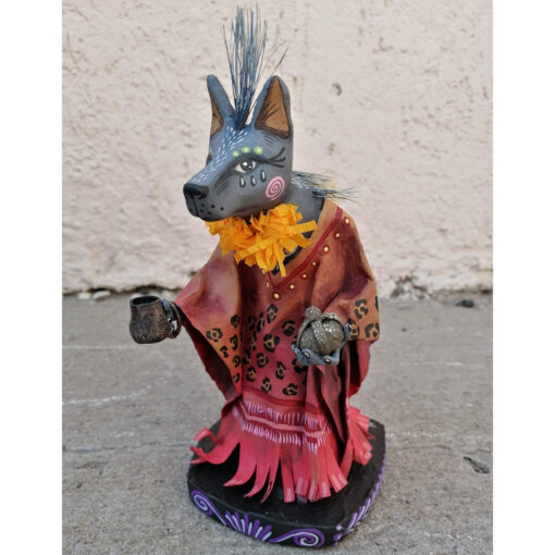 Cartoneria (Mexican Paper Mache) Isaias Alejandro Morales Delgado: Xolo Series – Umami Alebrijes