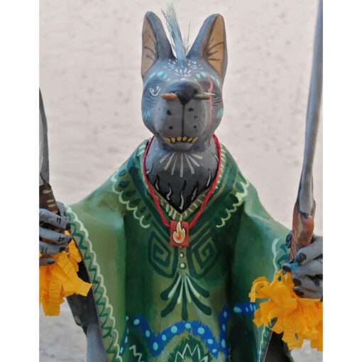 Cartoneria (Mexican Paper Mache) Isaias Alejandro Morales Delgado: Xolo Series – Protector Alebrijes