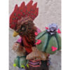 Cartoneria (Mexican Paper Mache) Isaias Alejandro Morales Delgado: Papá Gallo / Daddy Rooster Alebrijes