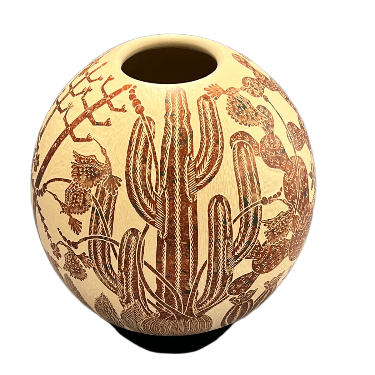 Abel Lopez: Red Etched Desert Scene | CulturalArt.org